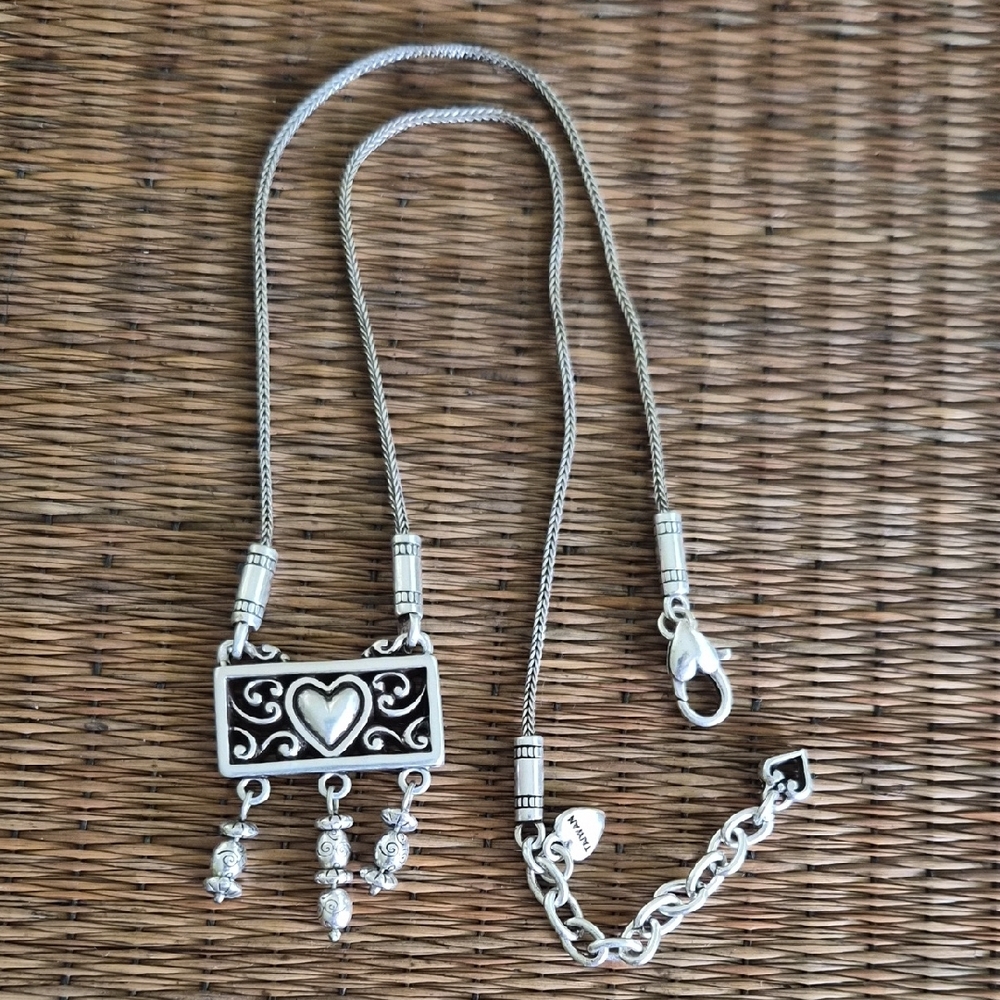 Brighton Silver Heart Pendant Necklace